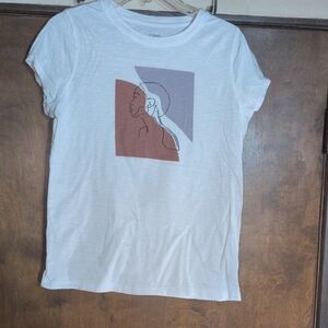 Universal Thread Goods Co. White Graphic T-Shirt